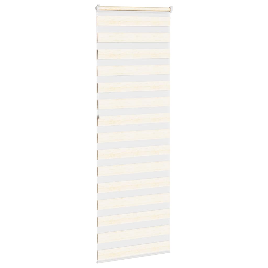 vidaXL Zebra Blind Marble Beige 75x230cm Fabric Width 70.9cm Polyester
