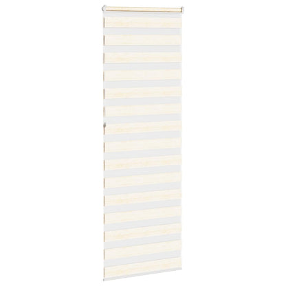 vidaXL Zebra Blind Marble Beige 75x230cm Fabric Width 70.9cm Polyester