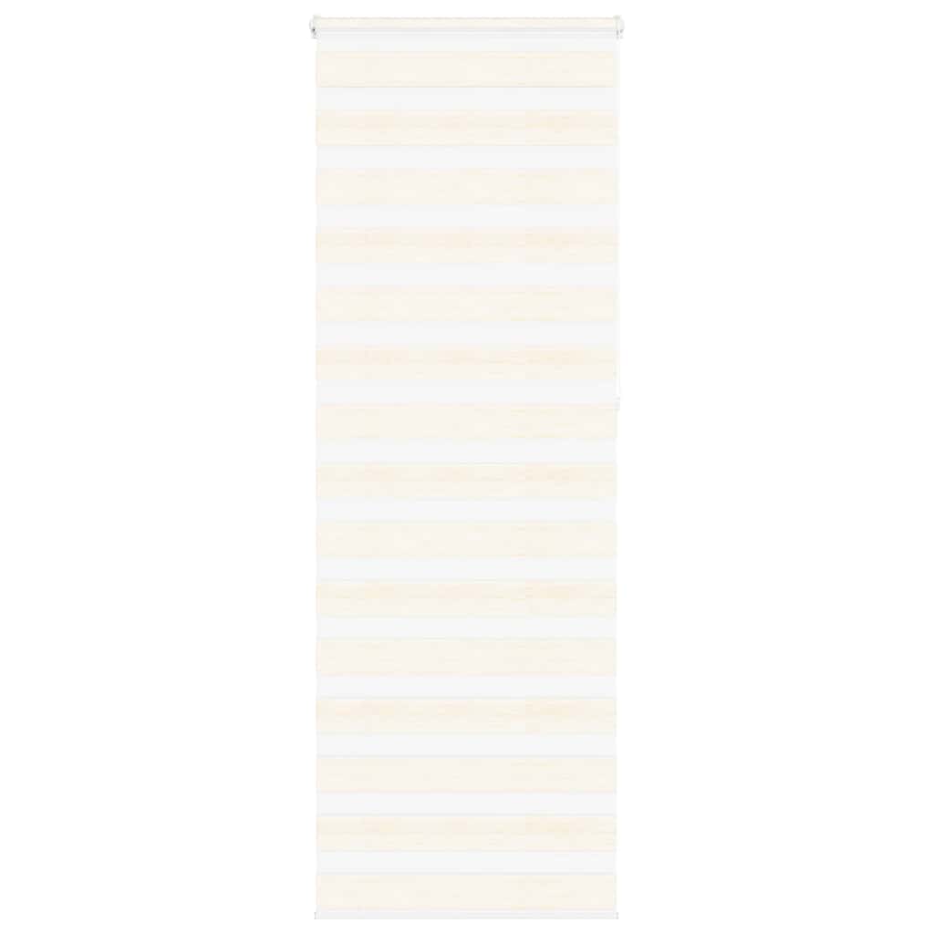 vidaXL Zebra Blind Marble Beige 80x230 cm Fabric Width 75.9 cm Polyester