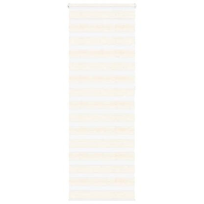 vidaXL Zebra Blind Marble Beige 80x230 cm Fabric Width 75.9 cm Polyester