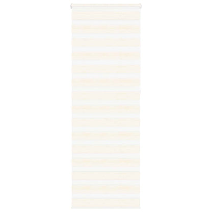 vidaXL Zebra Blind Marble Beige 85x230 cm Fabric Width 80.9 cm Polyester