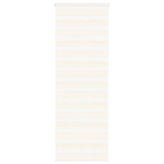 vidaXL Zebra Blind Marble Beige 85x230 cm Fabric Width 80.9 cm Polyester