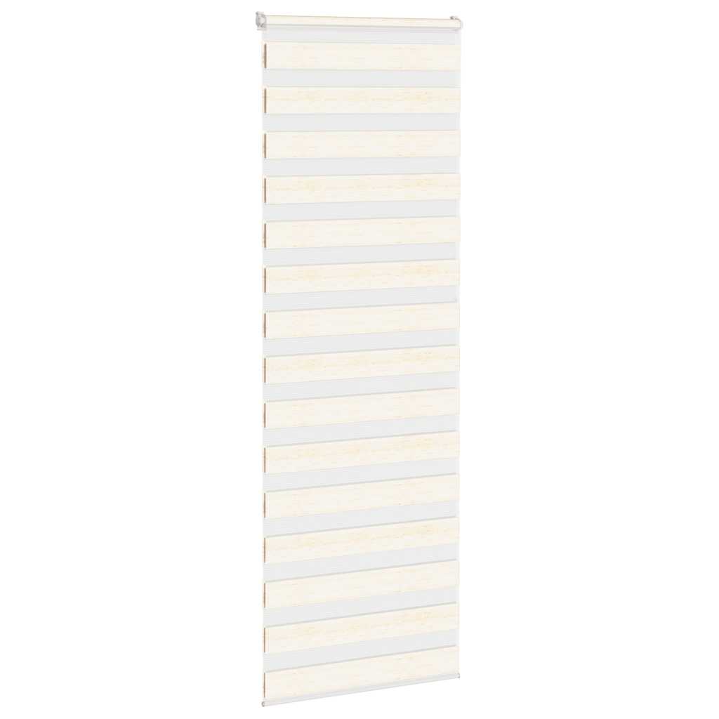 vidaXL Zebra Blind Marble Beige 90x230cm Fabric Width 85.9cm Polyester