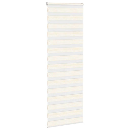 vidaXL Zebra Blind Marble Beige 90x230cm Fabric Width 85.9cm Polyester