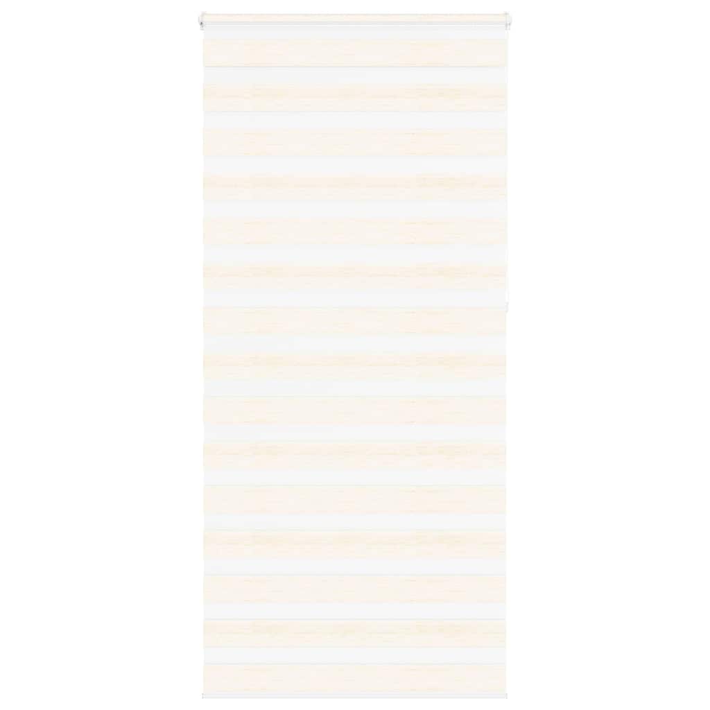 vidaXL Zebra Blind Marble Beige 95x230 cm Fabric Width 90.9 cm Polyester