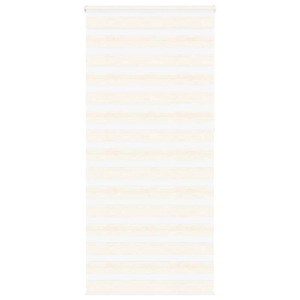 vidaXL Zebra Blind Marble Beige 110x230 cm Fabric Width 105.9 cm Polyester