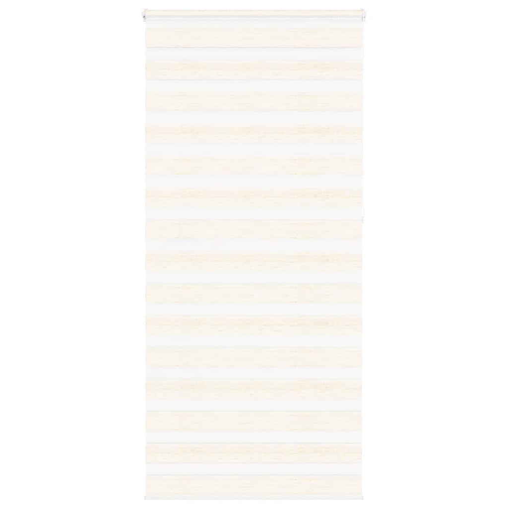 vidaXL Zebra Blind Marble Beige 115x230 cm Fabric Width 110,9 cm Polyester