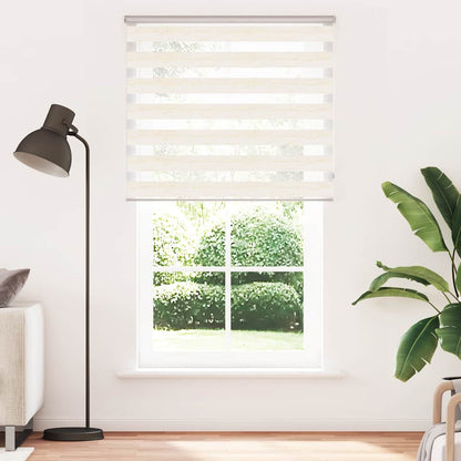 vidaXL Zebra Blind Marble Beige 120x230 cm Fabric Width 115.9 cm