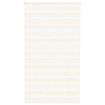 vidaXL Zebra Blind Marble Beige 125x230 cm Fabric Width 120.9 cm Polyester