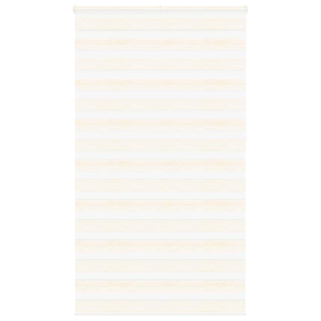 vidaXL Zebra Blind Marble Beige 135x230 cm Fabric Width 130.9 cm Polyester