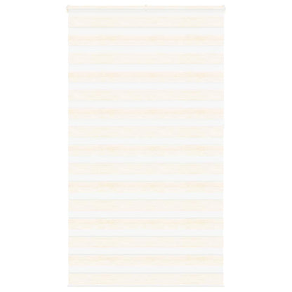 vidaXL Zebra Blind Marble Beige 135x230 cm Fabric Width 130.9 cm Polyester