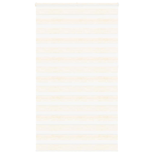 vidaXL Zebra Blind Marble Beige 135x230 cm Fabric Width 130.9 cm Polyester