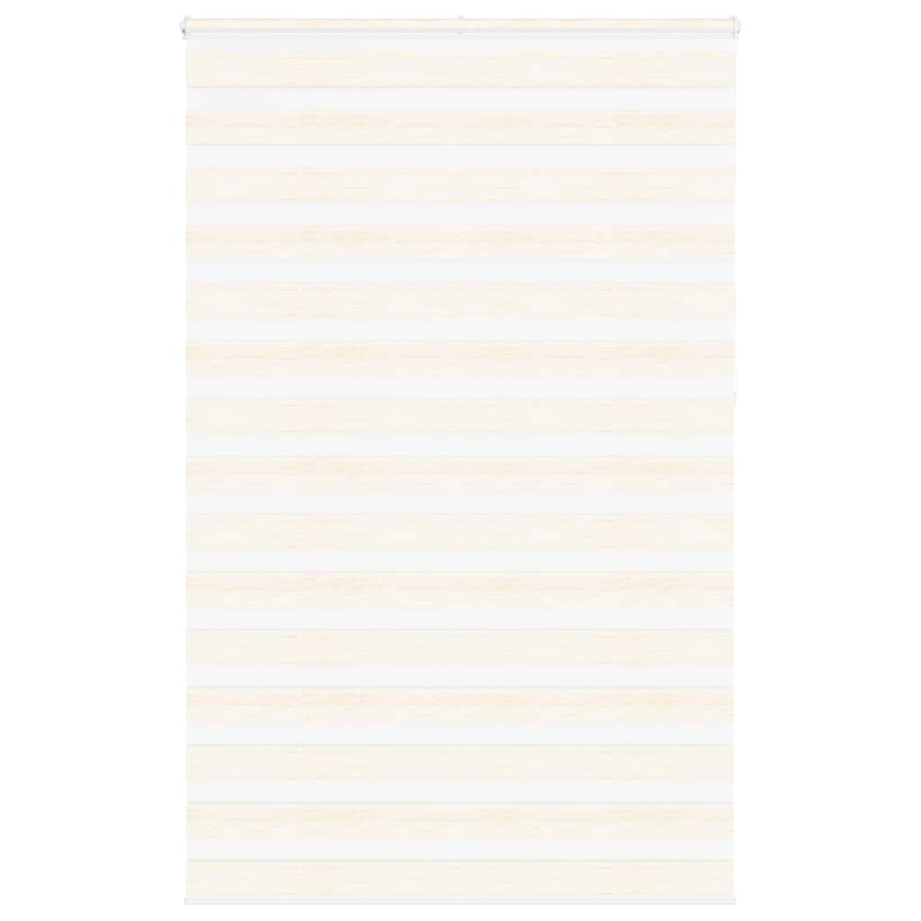 vidaXL Zebra Blind Marble Beige 145x230 cm Fabric Width 140.9 cm Polyester