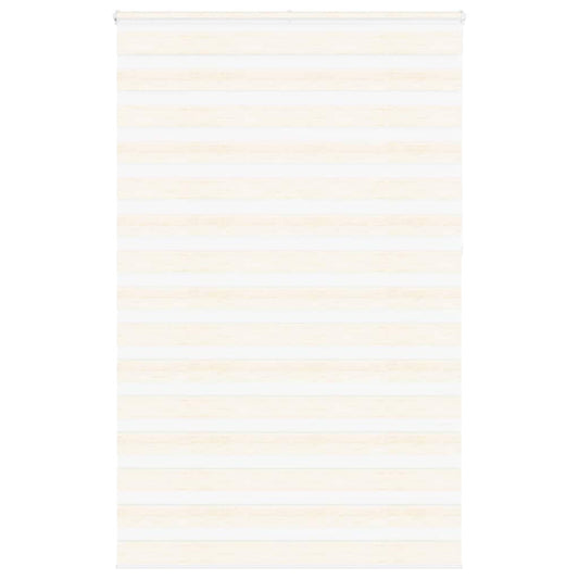 vidaXL Zebra Blind Marble Beige 150x230 cm Fabric Width 145.9 cm Polyester