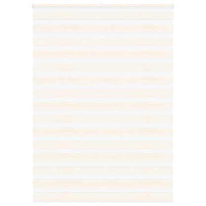 vidaXL Zebra Blind Marble Beige 155x230 cm Fabric Width 150.9 cm Polyester