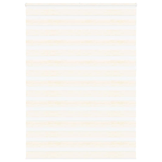 vidaXL Zebra Blind Marble Beige 155x230 cm Fabric Width 150.9 cm Polyester