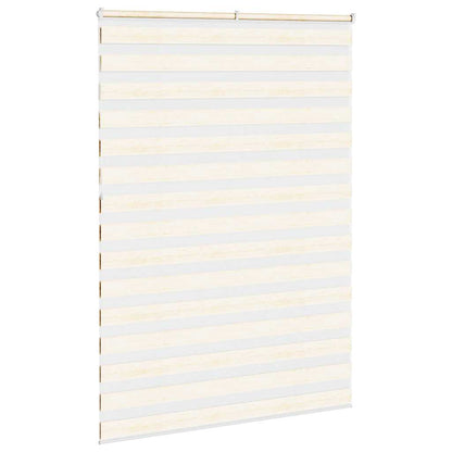 vidaXL Zebra Blind Marble Beige 155x230 cm Fabric Width 150.9 cm