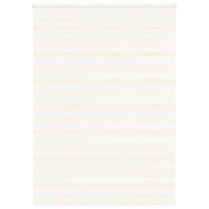 vidaXL Zebra Blind Marble Beige 160x230 cm Fabric Width 155.9 cm Polyester