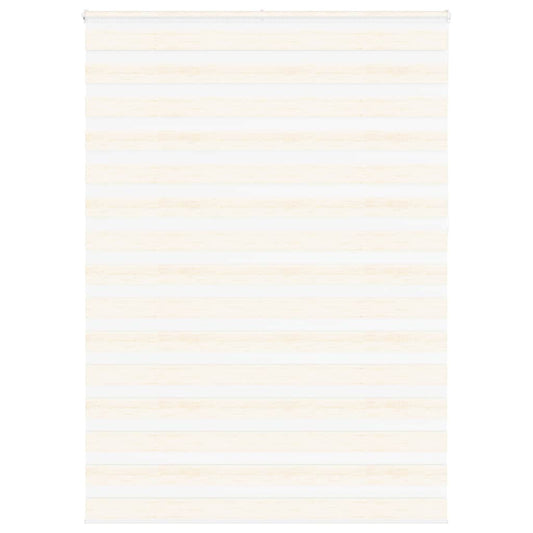 vidaXL Zebra Blind Marble Beige 160x230 cm Fabric Width 155.9 cm Polyester