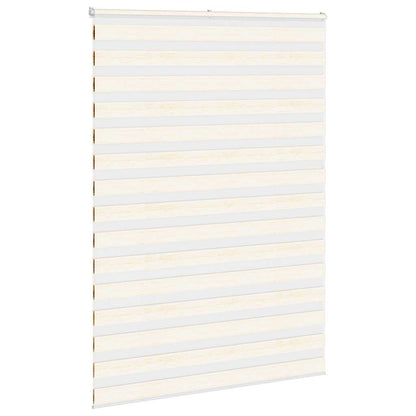 vidaXL Zebra Blind Marble Beige 160x230 cm Fabric Width 155.9 cm