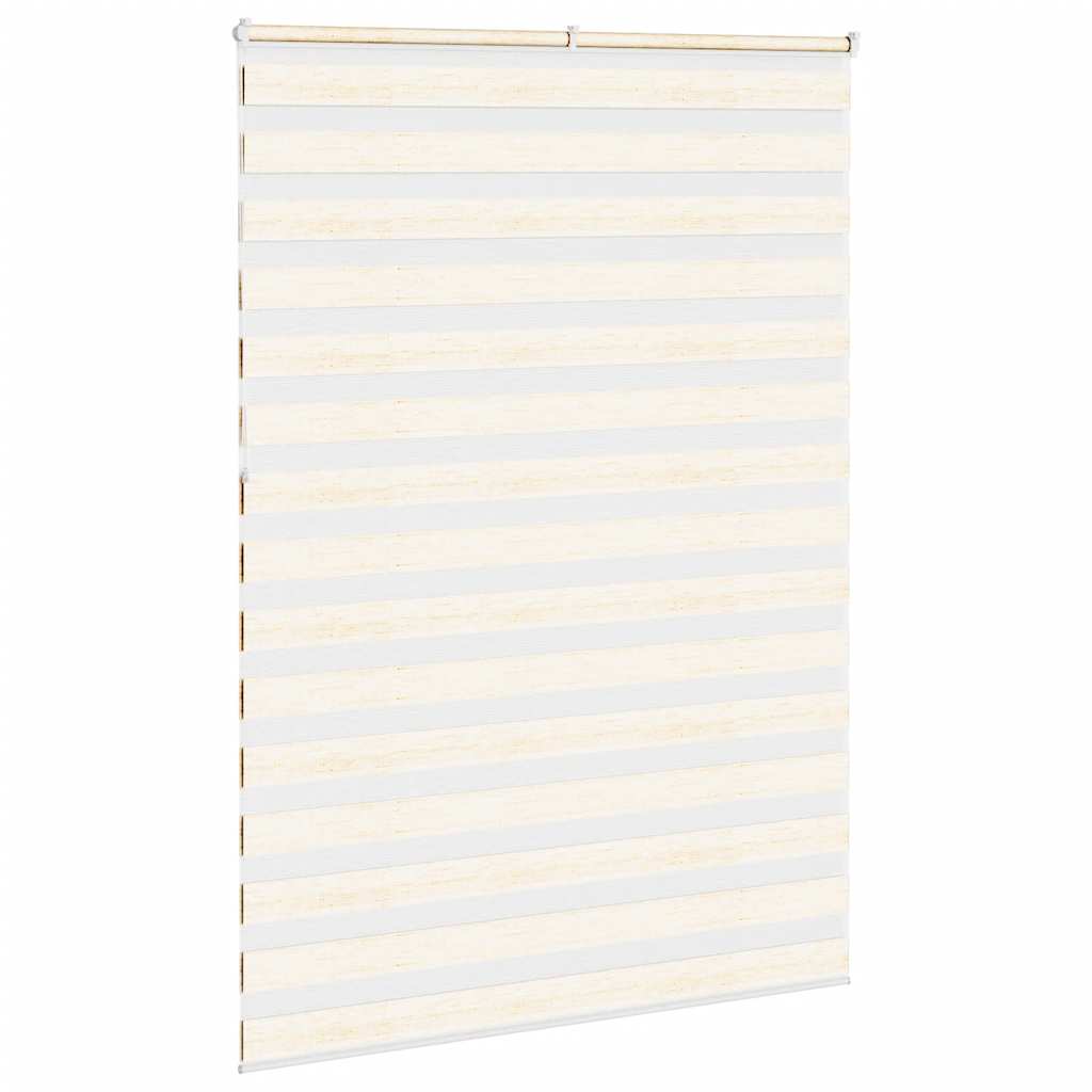 vidaXL Zebra Blind Marble Beige 160x230 cm Fabric Width 155.9 cm