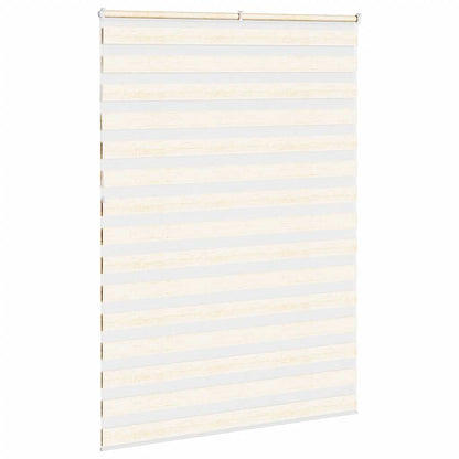 vidaXL Zebra Blind Marble Beige 160x230 cm Fabric Width 155.9 cm
