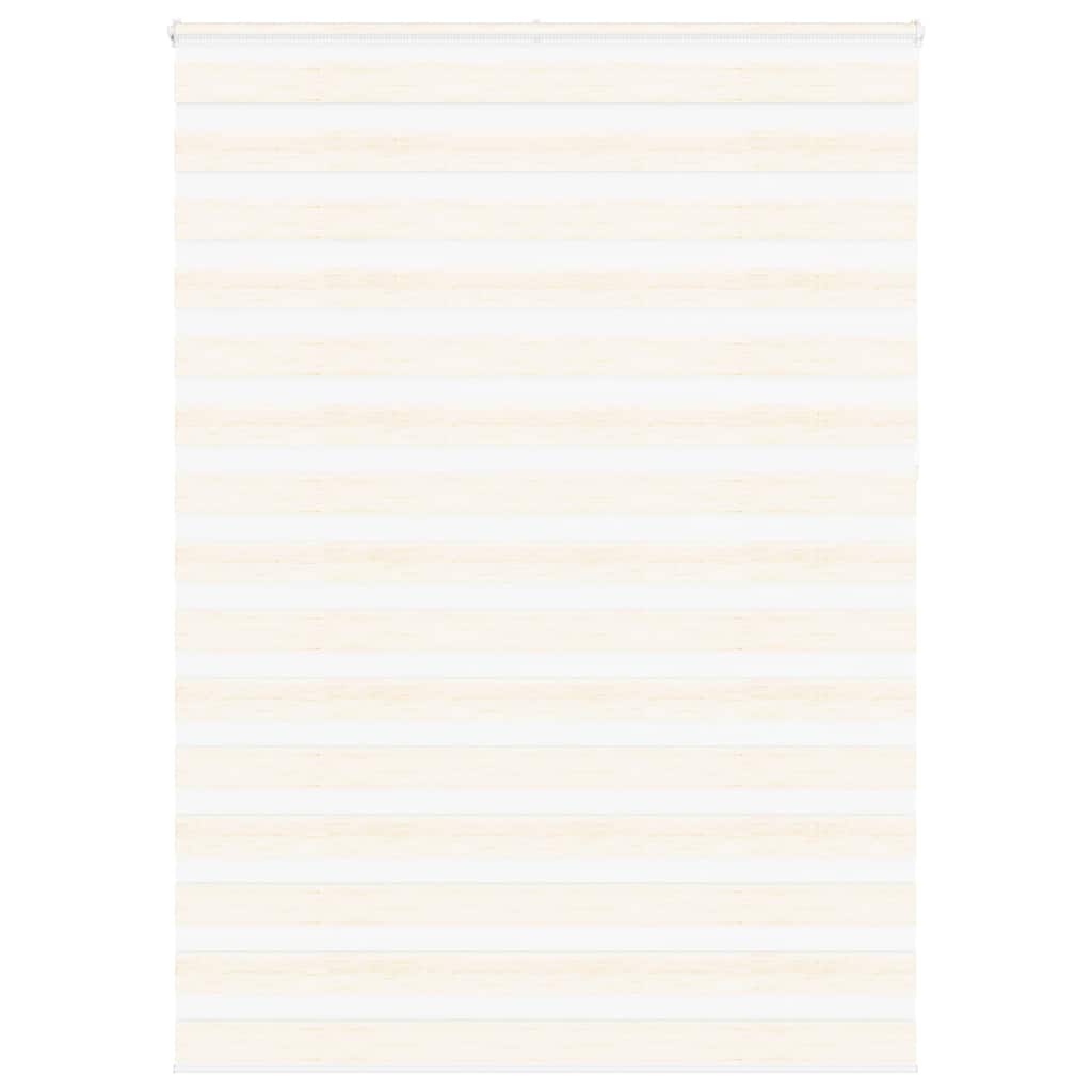 vidaXL Zebra Blind Marble Beige 165x230 cm Fabric Width 160,9 cm Polyester