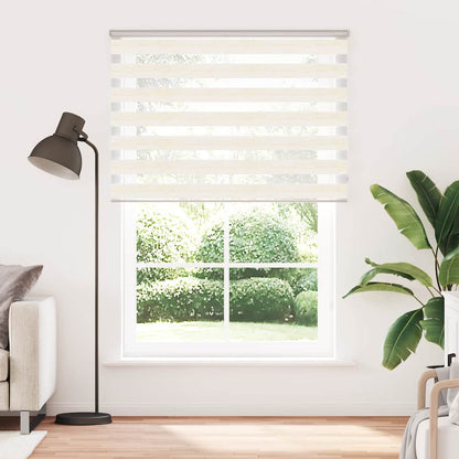 vidaXL Zebra Blind Marble Beige 165x230 cm Fabric Width 160,9 cm Polyester