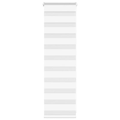 vidaXL Zebra Blind White 50x100 cm Fabric Width 45.9 cm Polyester