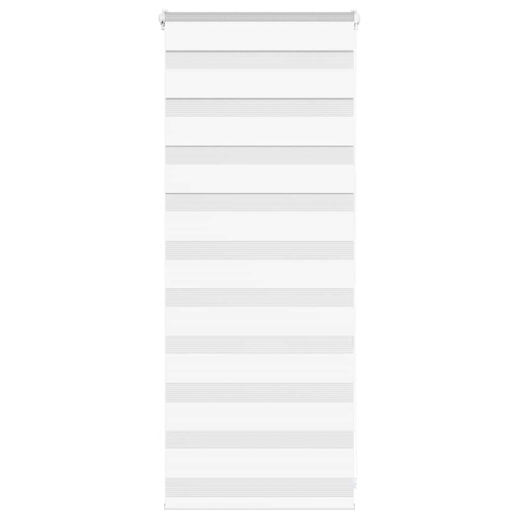 vidaXL Zebra Blind White 60x100 cm Fabric Width 55,9 cm Polyester
