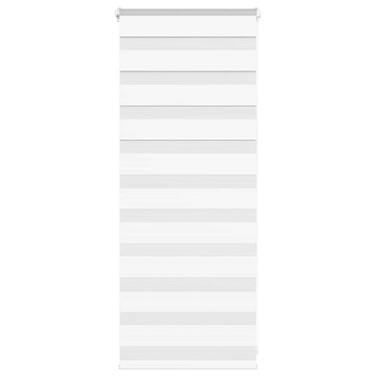 vidaXL Zebra Blind White 60x100 cm Fabric Width 55,9 cm Polyester