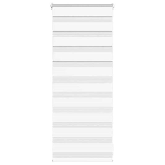 vidaXL Zebra Blind White 60x100 cm Fabric Width 55,9 cm Polyester