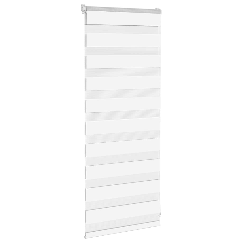 vidaXL Zebra Blind White 60x100 cm Fabric Width 55,9 cm Polyester
