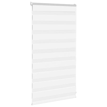 vidaXL Zebra Blind White 70x100 cm Fabric Width 65,9 cm Polyester