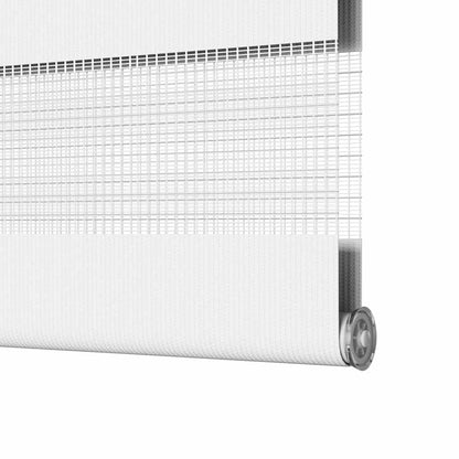 vidaXL Zebra Blind White 75x100 cm Fabric Width 70,9 cm Polyester