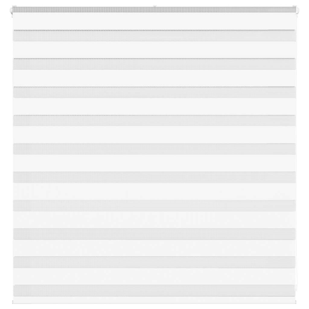 vidaXL Zebra Blind White 145x100 cm Fabric Width 140.9 cm Polyester