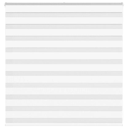 vidaXL Zebra Blind White 145x100 cm Fabric Width 140.9 cm Polyester
