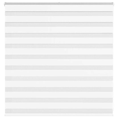vidaXL Zebra Blind White 150x100 cm Fabric Width 145.9 cm Polyester