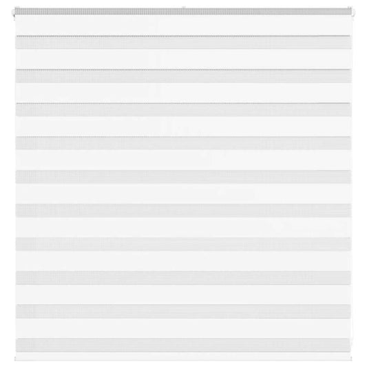 vidaXL Zebra Blind White 150x100 cm Fabric Width 145.9 cm Polyester
