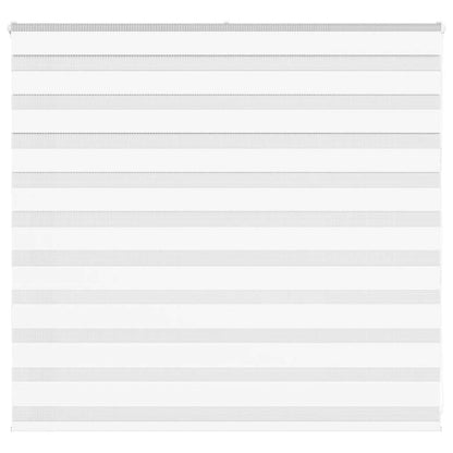 vidaXL Zebra Blind White 155x100 cm Fabric Width 150.9 cm Polyester