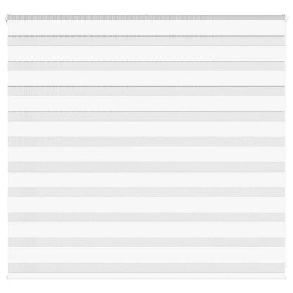 vidaXL Zebra Blind White 165x100 cm Fabric Width 160.9 cm Polyester