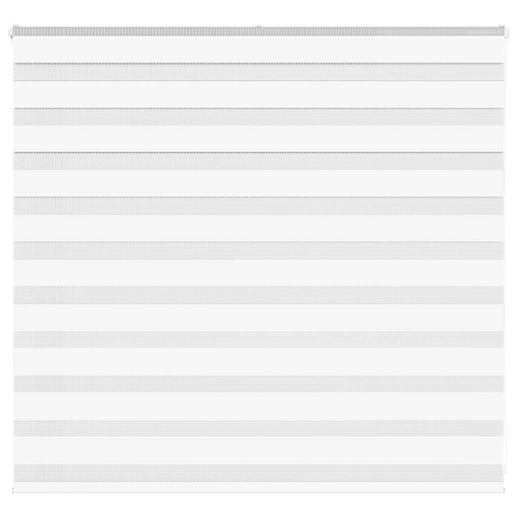 vidaXL Zebra Blind White 165x100 cm Fabric Width 160,9 cm Polyester