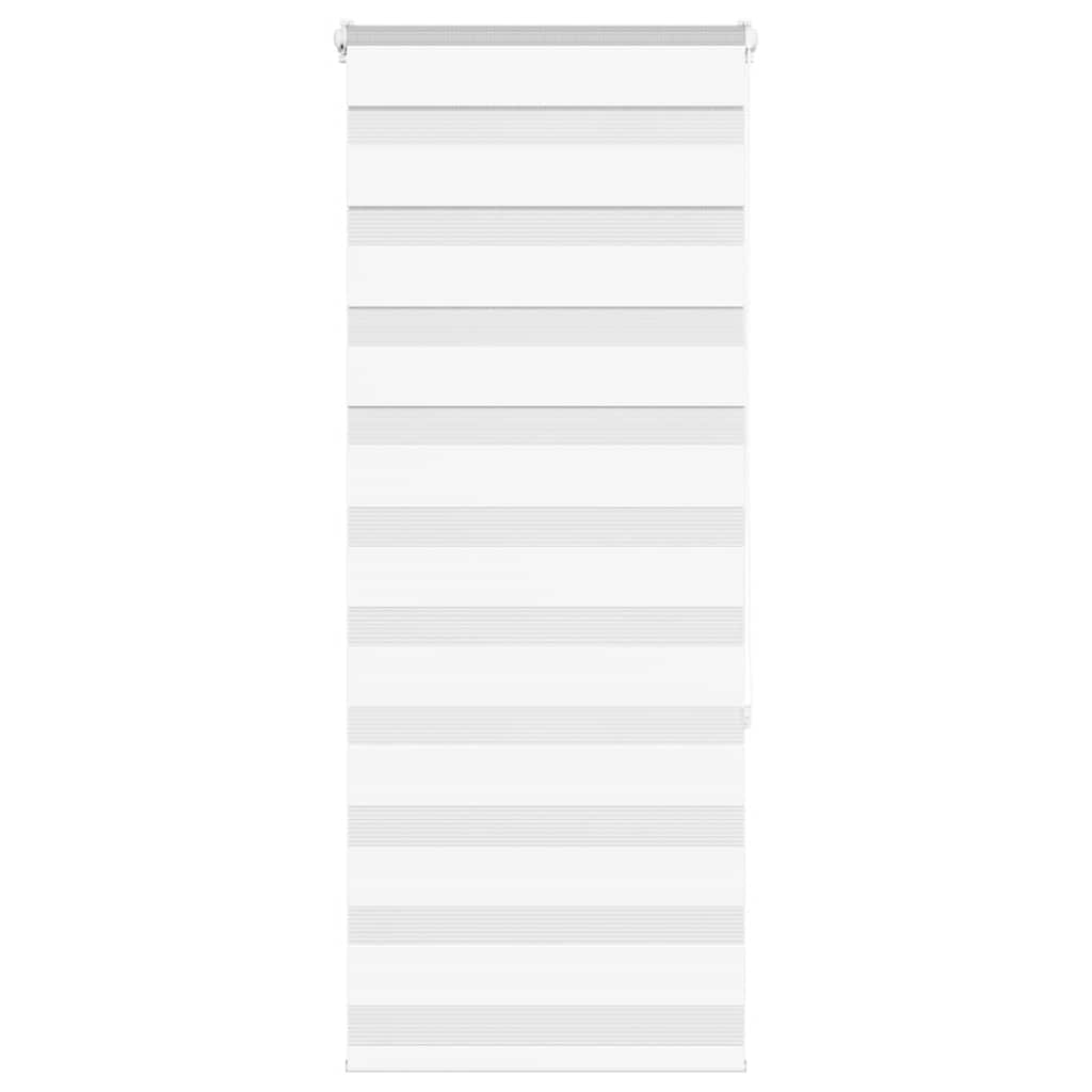vidaXL Zebra Blind White 60x150 cm Fabric Width 55,9 cm Polyester
