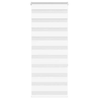 vidaXL Zebra Blind White 60x150 cm Fabric Width 55.9 cm Polyester