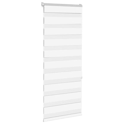 vidaXL Zebra Blind White 60x150 cm Fabric Width 55,9 cm Polyester