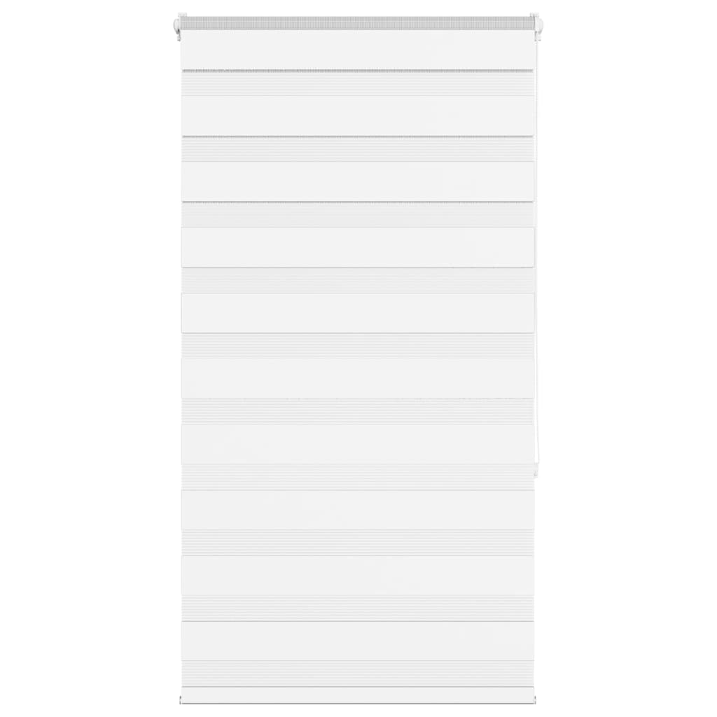 vidaXL Zebra Blind White 70x150 cm Fabric Width 65,9 cm Polyester