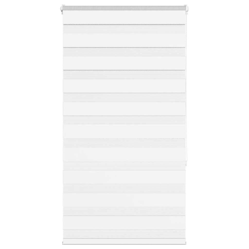 vidaXL Zebra Blind White 75x150 cm Fabric Width 70,9 cm Polyester