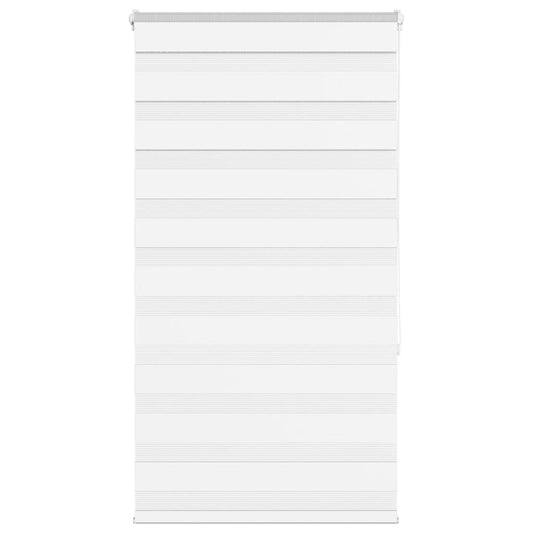 vidaXL Zebra Blind White 75x150 cm Fabric Width 70,9 cm Polyester