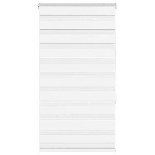 vidaXL Zebra Blind White 90x150 cm Fabric Width 85,9 cm Polyester