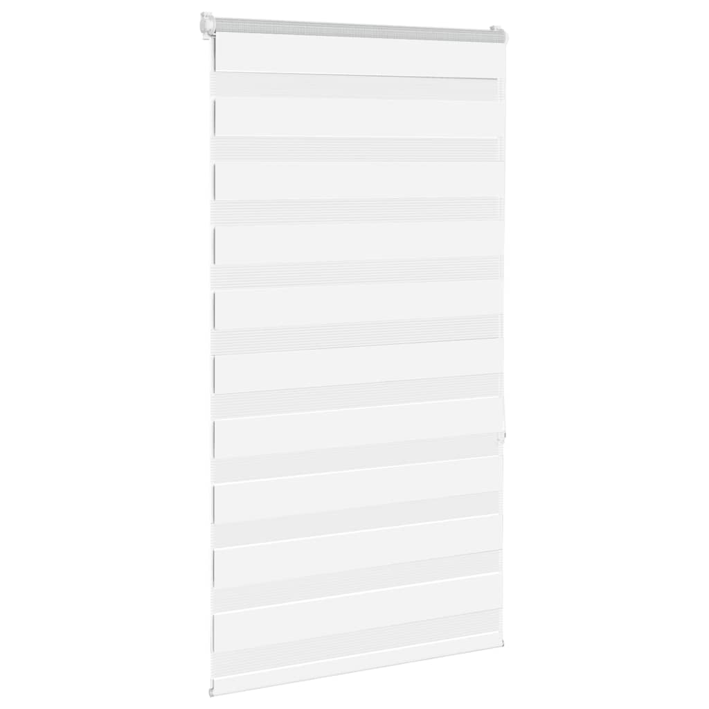 vidaXL Zebra Blind White 90x150 cm Fabric Width 85,9 cm Polyester